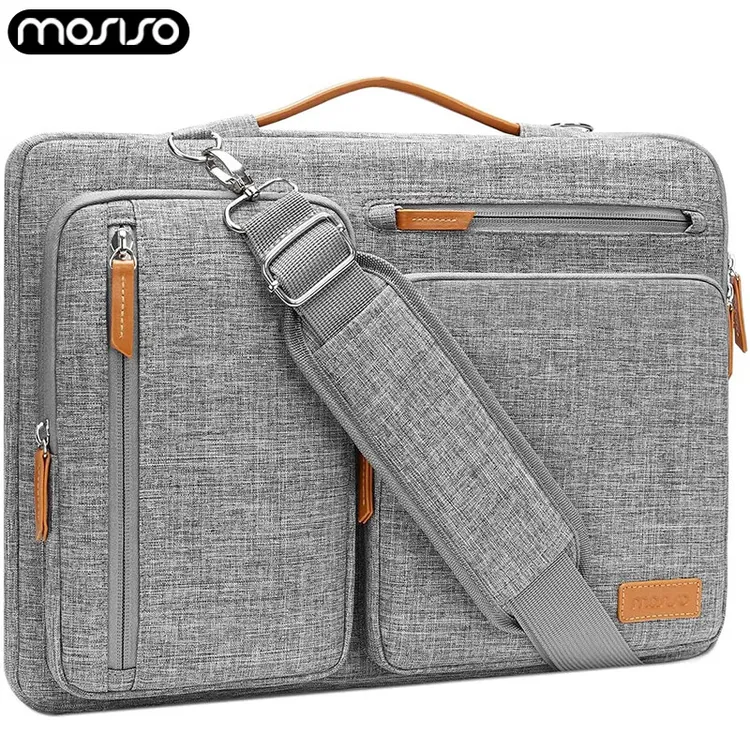 IMOSISO适用于苹果电脑包手提华为笔记本包休闲男女斜挎通勤防震