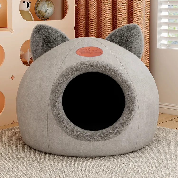 猫窝冬季保暖封闭式秋冬安全感冬天狗窝猫房子四季通用猫垫子睡觉