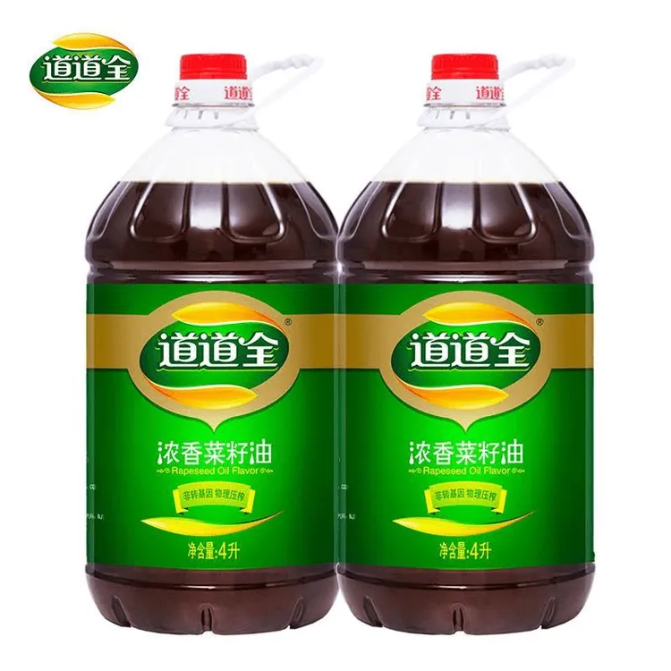 道道全（瓶装）浓香菜籽油非转基因物理压榨滴滴浓香味食用油