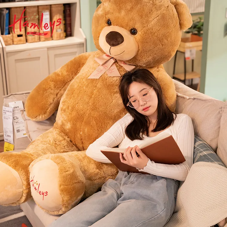 哈姆雷斯Hamleys泰迪熊Kevin毛绒公仔特大码玩偶抱枕玩具生日礼物
