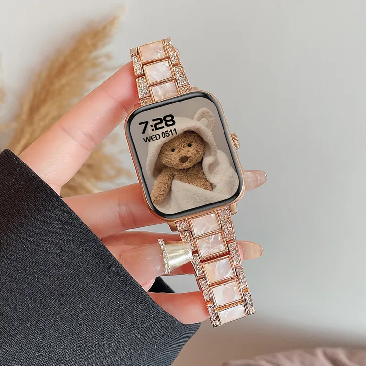 女生款运动支付智能手表女2025新款蓝牙电话心率运动手环时尚百搭