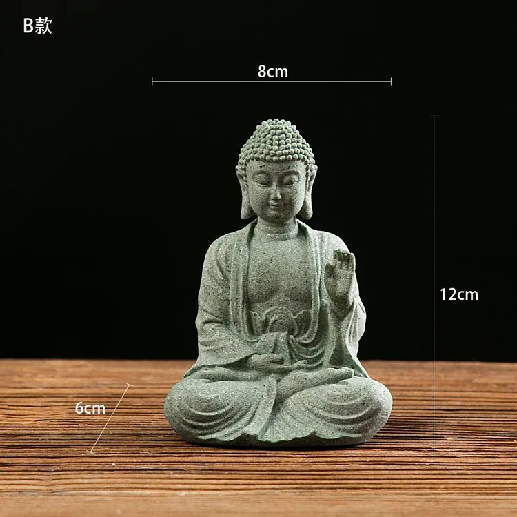 （亏本出评10单）佛像摆件创意禅意工艺品鱼缸水族造景茶宠家居观音