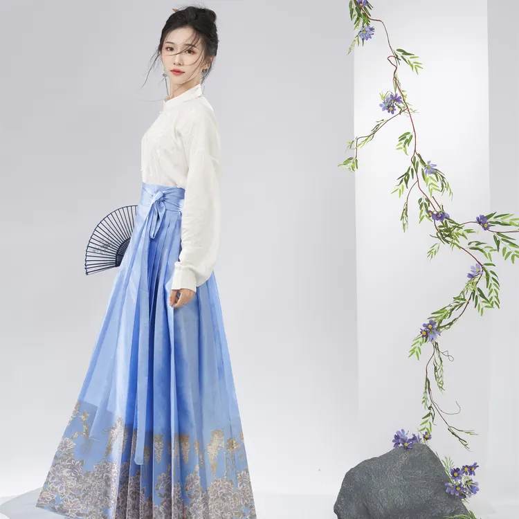 专属优惠【繁花】迷仙纪原创国风织金仿妆花汉服女日常通勤马面裙