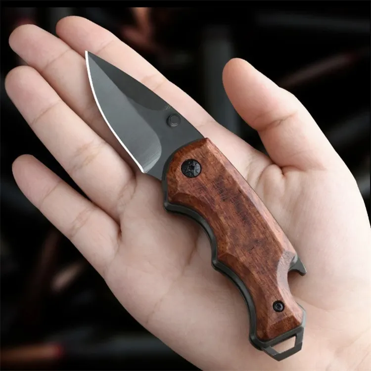 户外折叠小刀EDC锋利露营水果刀烧烤露营开瓶便携多功能刀具-X44