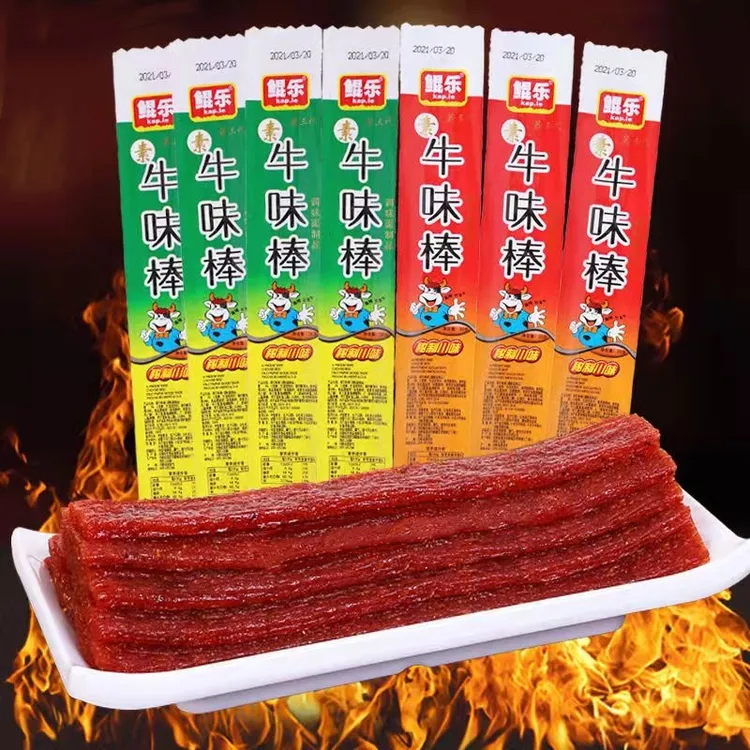 鲲乐大牛味棒超长辣条一根筋麻辣味网红小吃怀旧儿时解馋8090回忆
