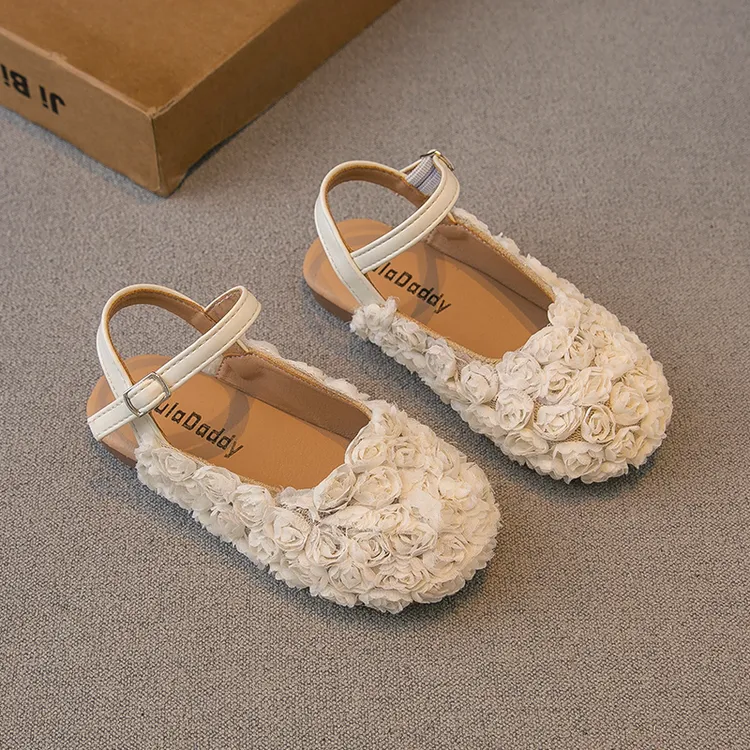 仙女风女孩凉拖2025夏季新款小清新舒适防滑小女孩凉鞋宝宝拖鞋潮