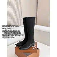 美洋MEIYANG 美腿瘦瘦靴【美洋专属】穿出超模腿！内增高一脚蹬长靴