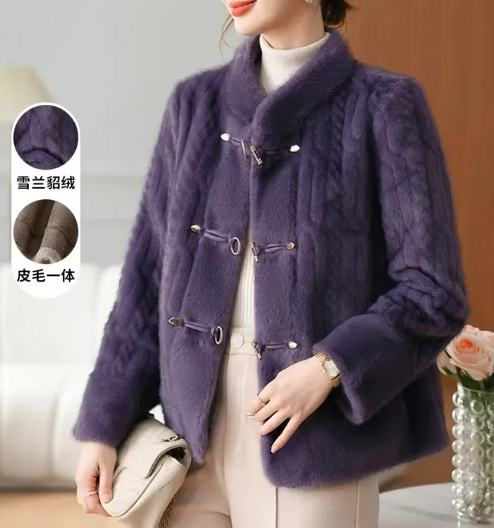 冬季新款女款轻奢百搭设计师气质时尚潮流加厚显瘦短款女大衣G