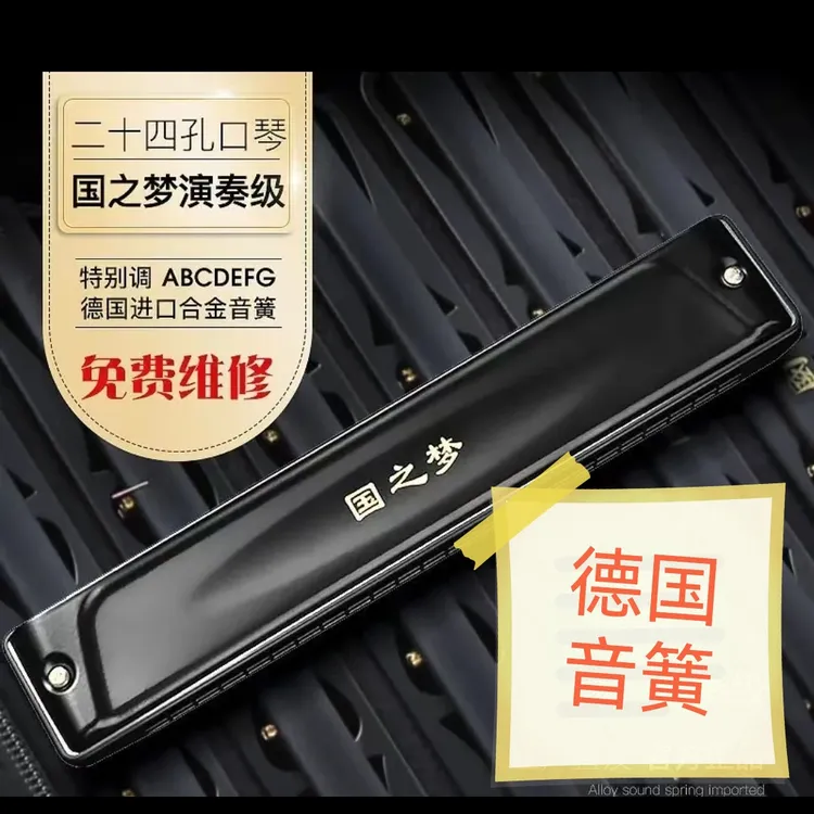 国光24孔复音口琴专业演奏级成人初学者高端乐器