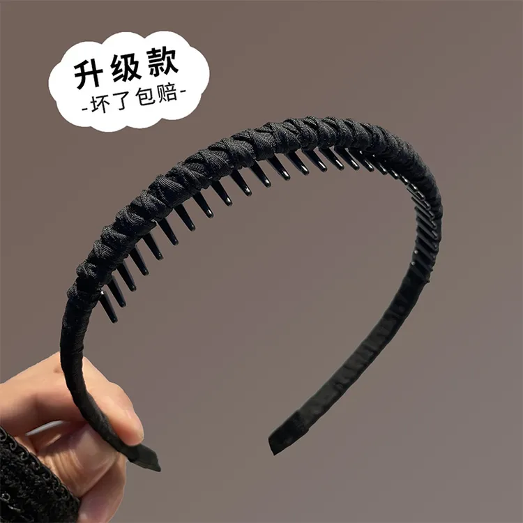 发箍女洗脸头箍2025网红爆款洋气新款高档碎发发卡简约黑色百搭