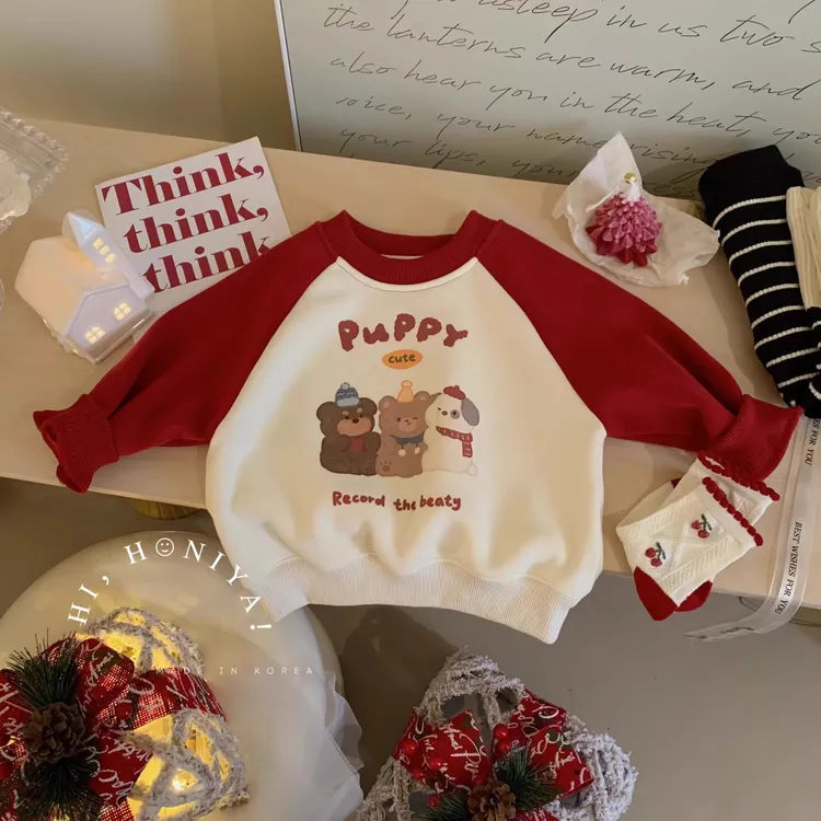 女童卫衣春秋秋季新款韩系穿搭儿童韩版插肩宽松洋气小童上衣春款