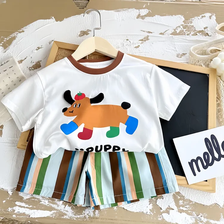 男童短袖T恤儿童夏季新款棉质上衣童装薄款小童夏装半袖tins潮款