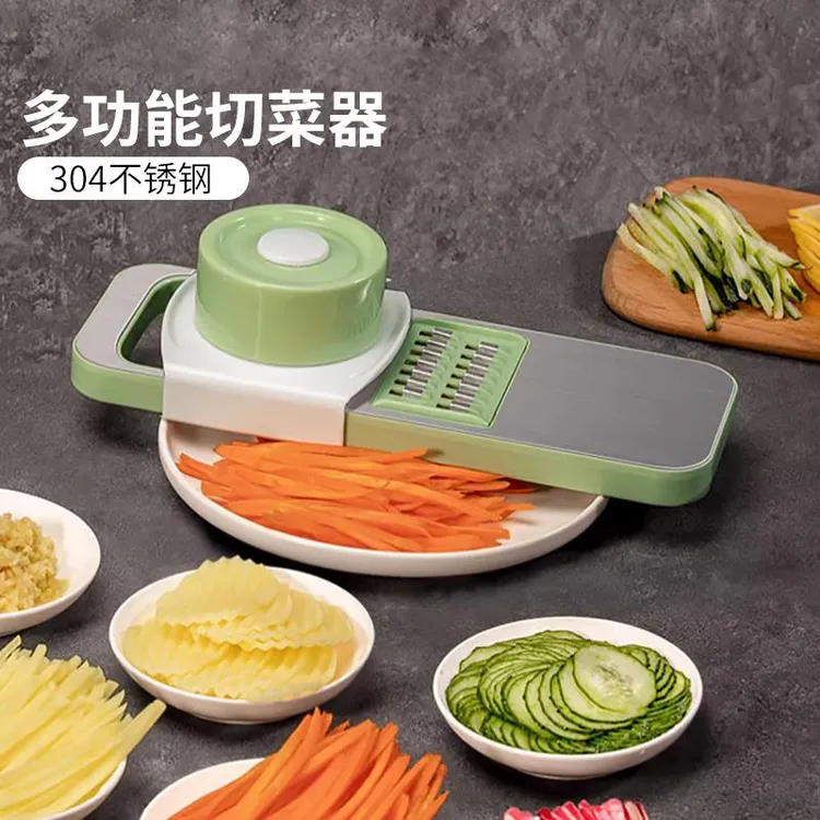 不锈钢土豆丝切丝器万能切菜器萝卜擦丝刨丝器柠檬切片机切菜器