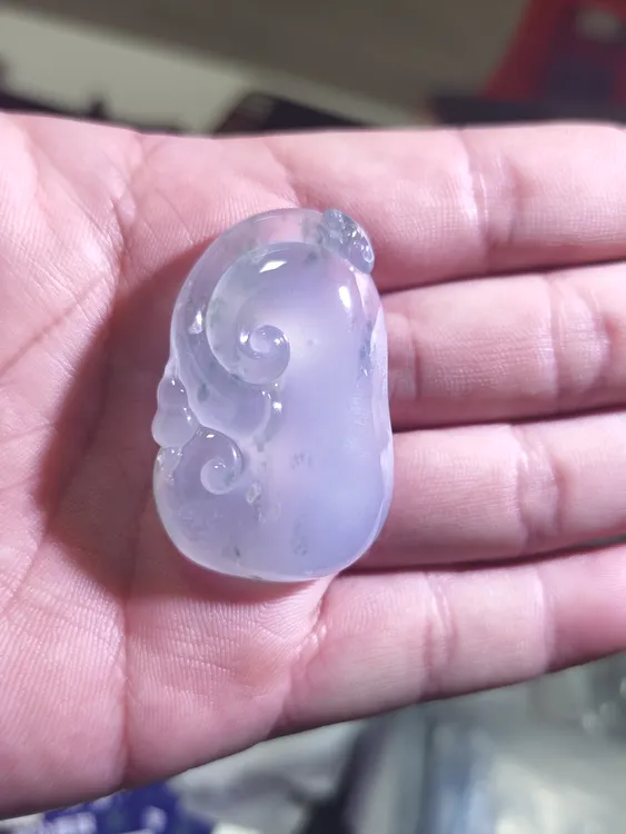 翡翠冰透粉紫高冰种