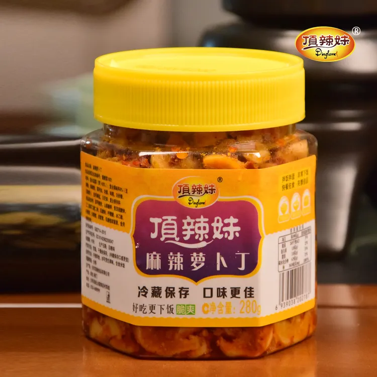 dinglamei/顶辣妹香辣味东北酱菜好吃罐装萝卜干下饭菜咸菜