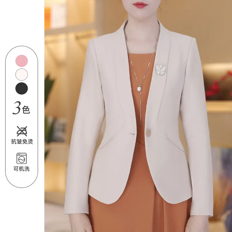 春秋高级感西装外套女2025新款休闲时尚气质小个子西服上衣X23971