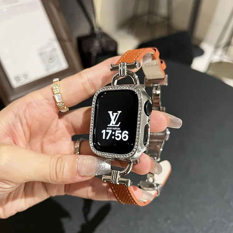 小香风蝴蝶扣表带适用华为watchfit3/4vivo荣耀GT5红米小米手表带