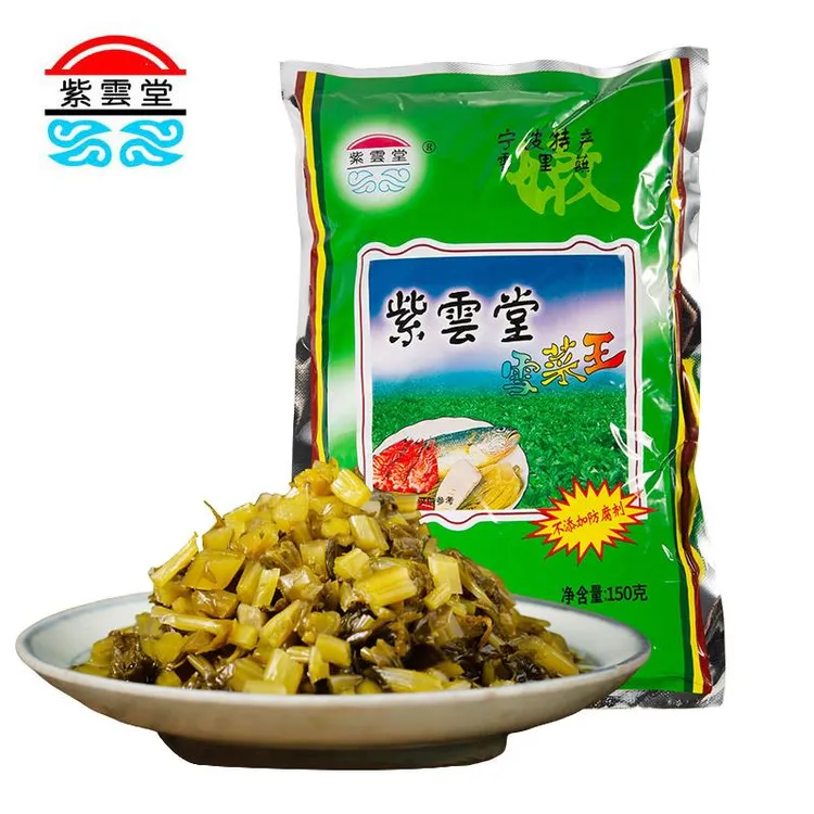 紫云堂雪菜王咸菜正宗袋装美味肉丝面雪里红蕻宁波特产腌菜笋1g