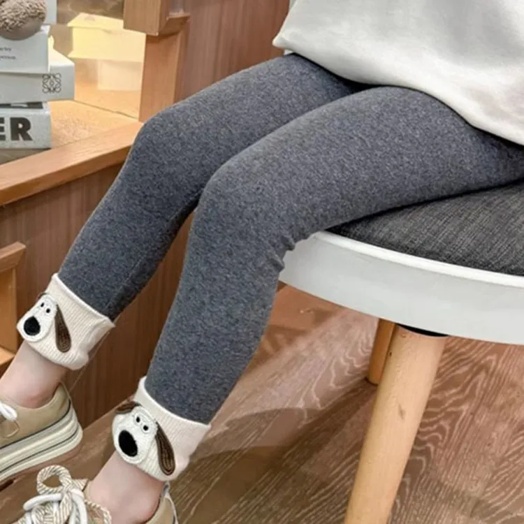 女童打底裤秋冬2025新款儿童洋气女宝宝秋季弹力外穿秋冬装裤子