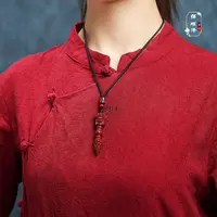 福顺泽 正品朱砂《个性吊坠》项链高含量保真【礼盒＋礼袋】