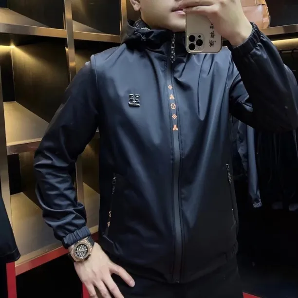 M-810 春季欧品男士休闲时尚连帽夹克外套 潮流