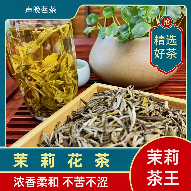 【茉莉茶王】茉莉花茶浓香耐泡老店畅销口粮茶正宗广西横县花茶茶叶