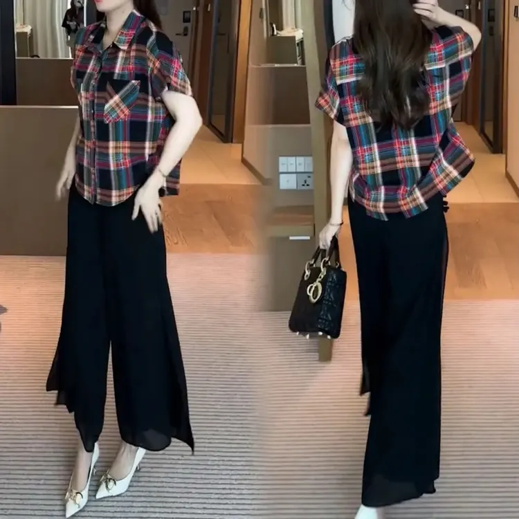 夏季穿搭衬衫休闲时尚洋气气质显瘦减龄女神上衣