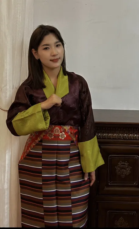 单件 藏袍 女士气质时尚复古休闲碎花藏装