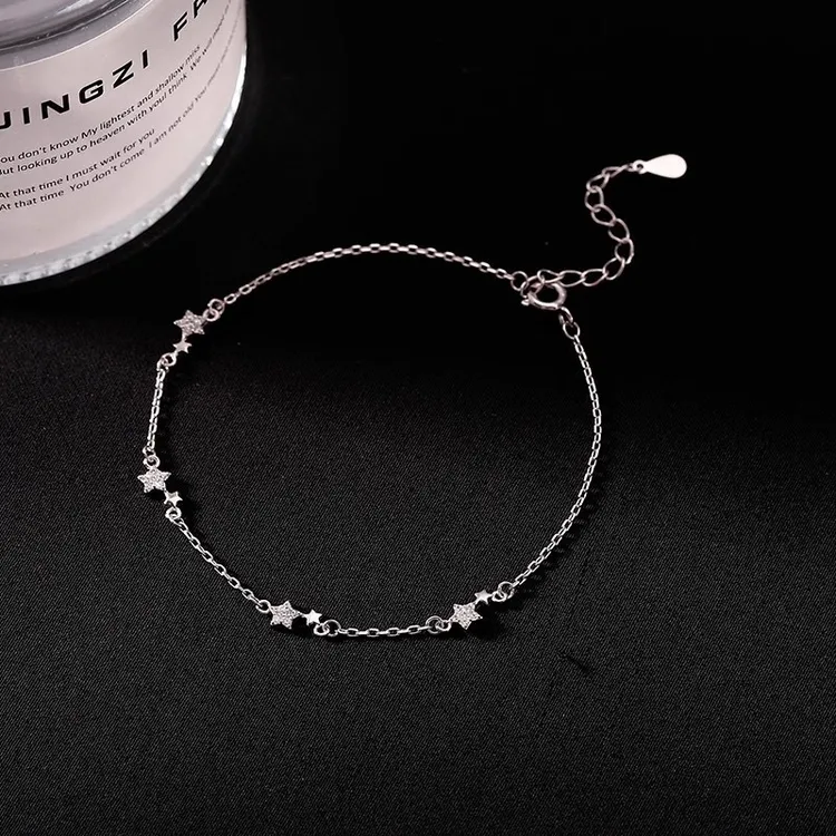 铜合金手链 星星手链女ins轻奢精致小众设计手环百搭清新学生手饰