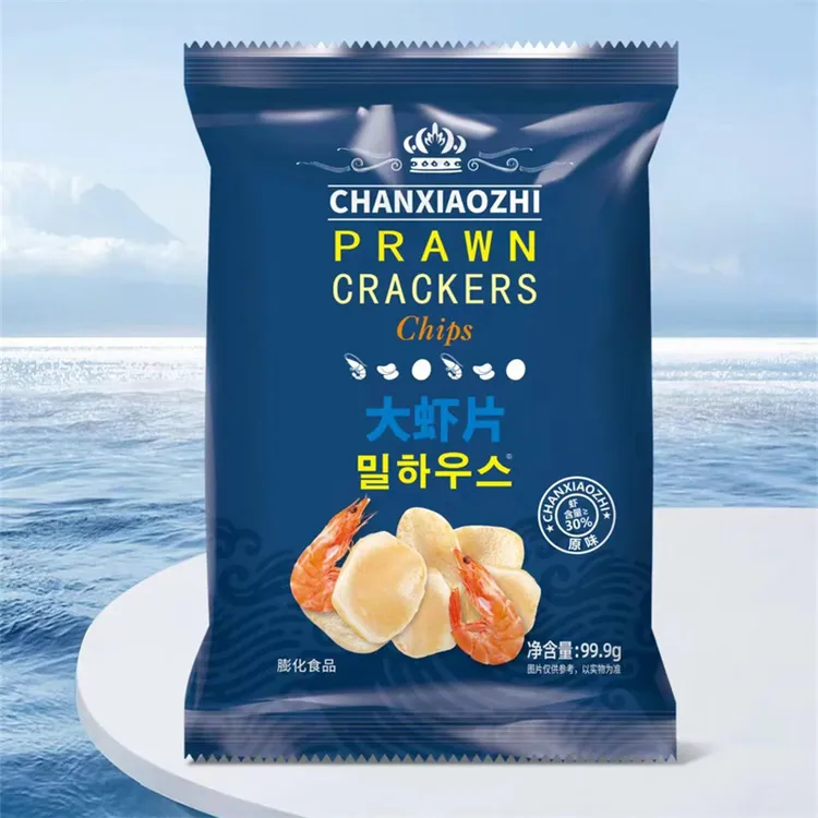 馋小智品牌回馈活动大虾片99.9g追剧休闲零食虾片福利价-库存有限