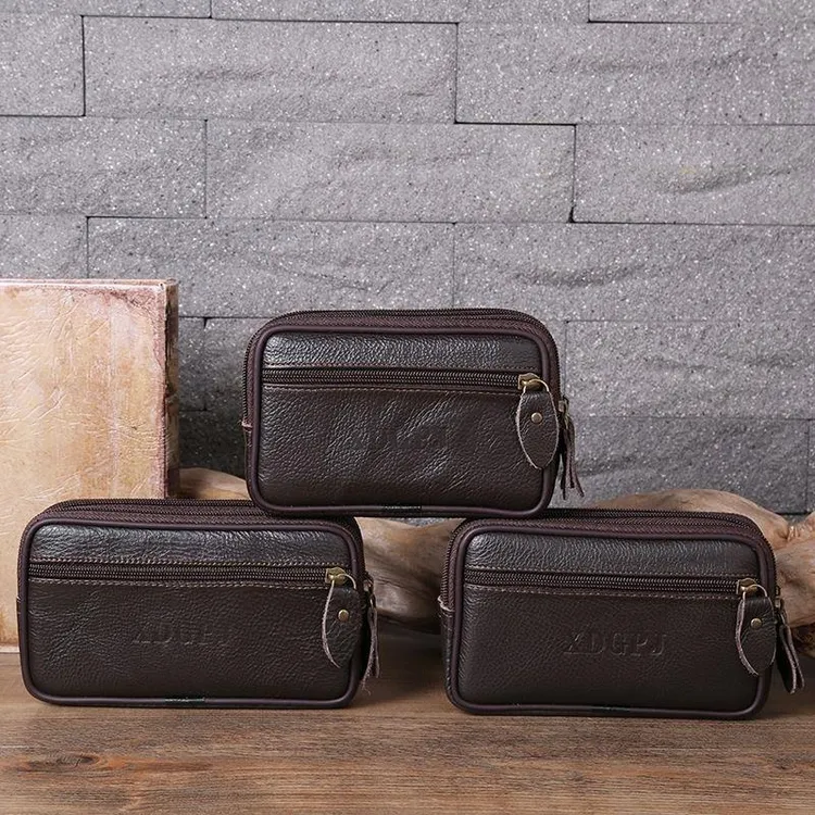 挂腰包新款穿皮带智能多功能手机腰包寸手机工地户外防水挂腰包