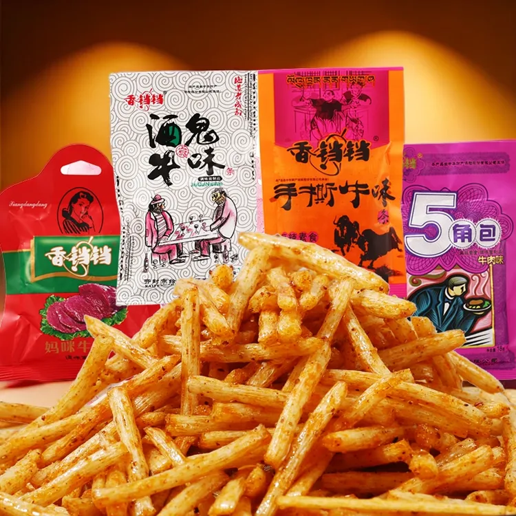 【童年零食】香铛铛辣条童年回忆味道解馋追剧零食深夜馋嘴小零食