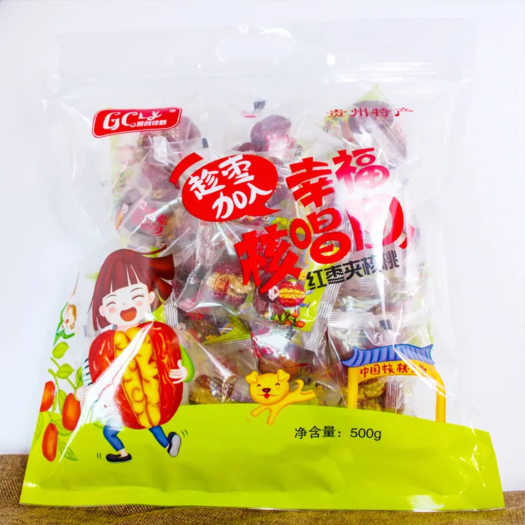 顾创绿野枣夹核桃单瓣核桃仁袋装
