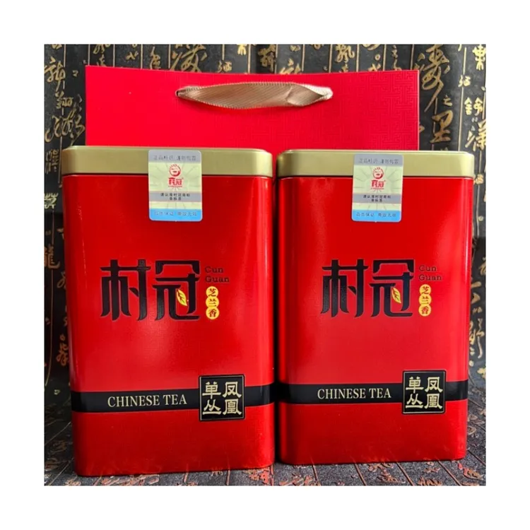 【村冠品牌】凤凰单丛春季茶叶一斤2罐装配礼袋500克凤凰镇产地
