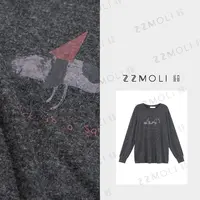 ZzMoLi征真 趣味印花松弛设计韩系减龄显瘦百搭T恤上衣ZBY90203