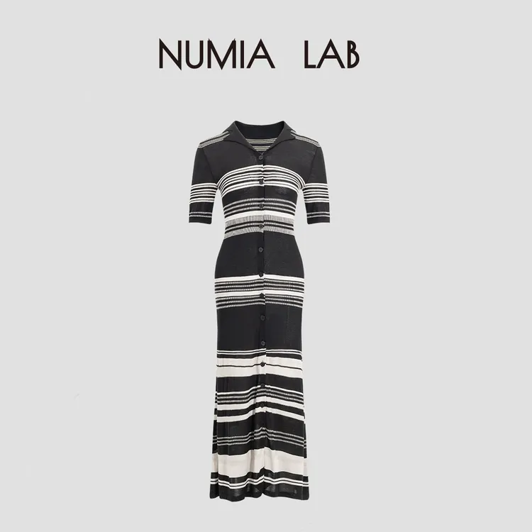 25新款NUMIA LAB 奴咪丫桑蚕丝 兰精天si 连衣裙 裙长116