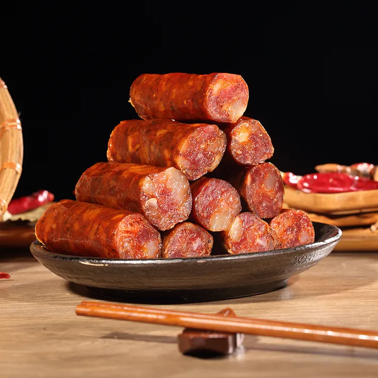 鄂野珍品麻辣香肠四川麻辣味家乡土特产小腊肠柴火烟熏贵州农家灌