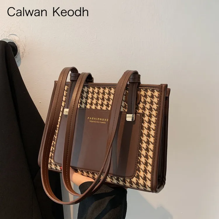 Calwan Keodh包包女包2025款百搭通勤单肩包生日礼物送女友送老婆