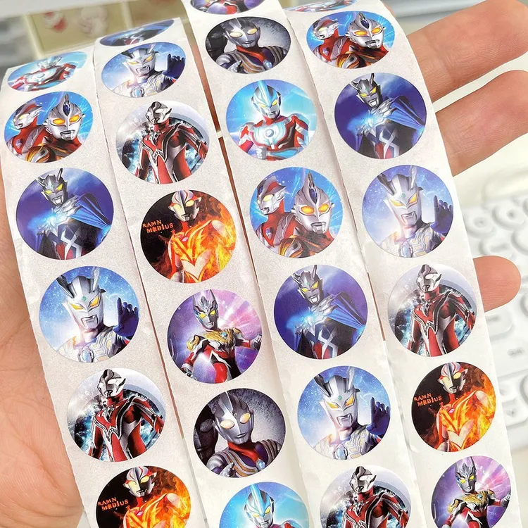 奥特曼儿童奖励贴纸幼儿园表扬鼓励励志卡通贴画超人怪兽装饰画本