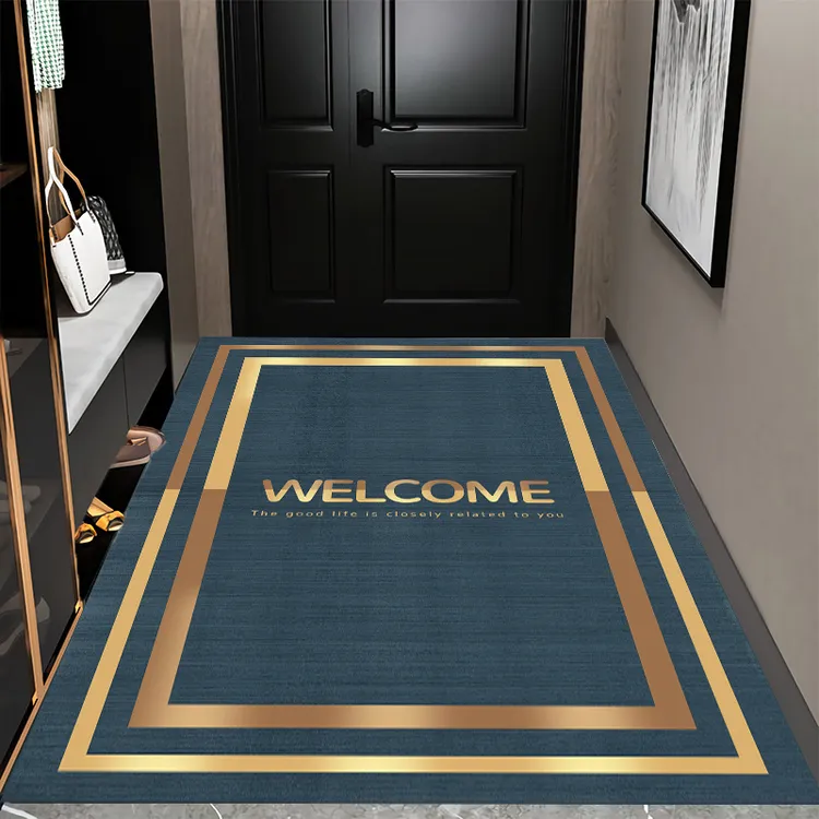 硅藻泥入户门地垫门垫脚垫耐脏家用吸水防滑垫喜庆浴室垫裁剪定制