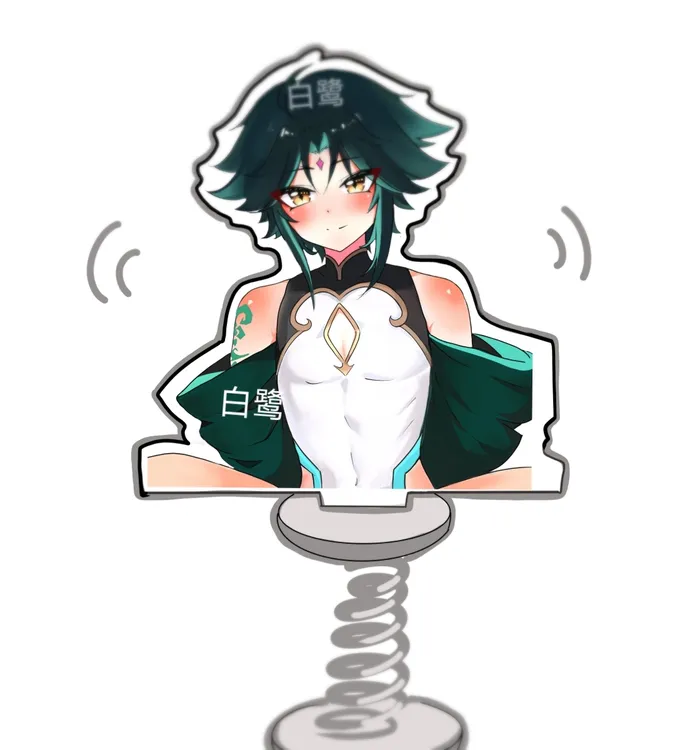 魈同人绘制亚克力弹弹乐了