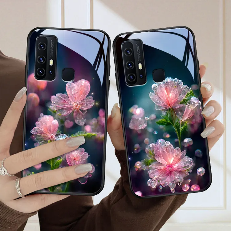 水晶花vivoz6手机壳vivoz5玻璃壳z5x情侣z3高级硅胶全包防摔z3i保