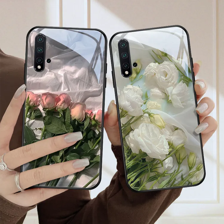 恬静花适用华为nova5手机壳5pro散热情侣nova5i创意5ipro高级女款