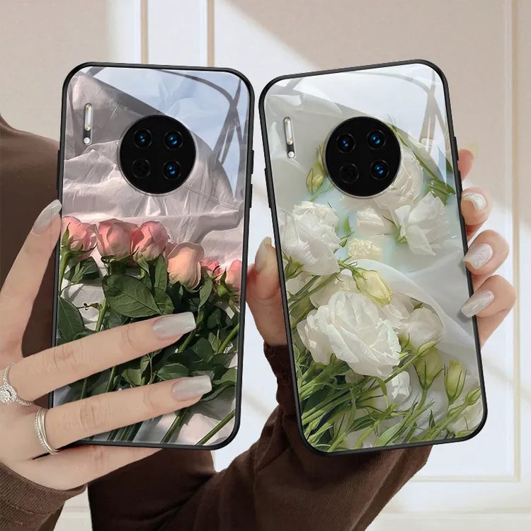 恬静花适用华为mate30手机壳mate30pro全包防摔mate20高级女款mat