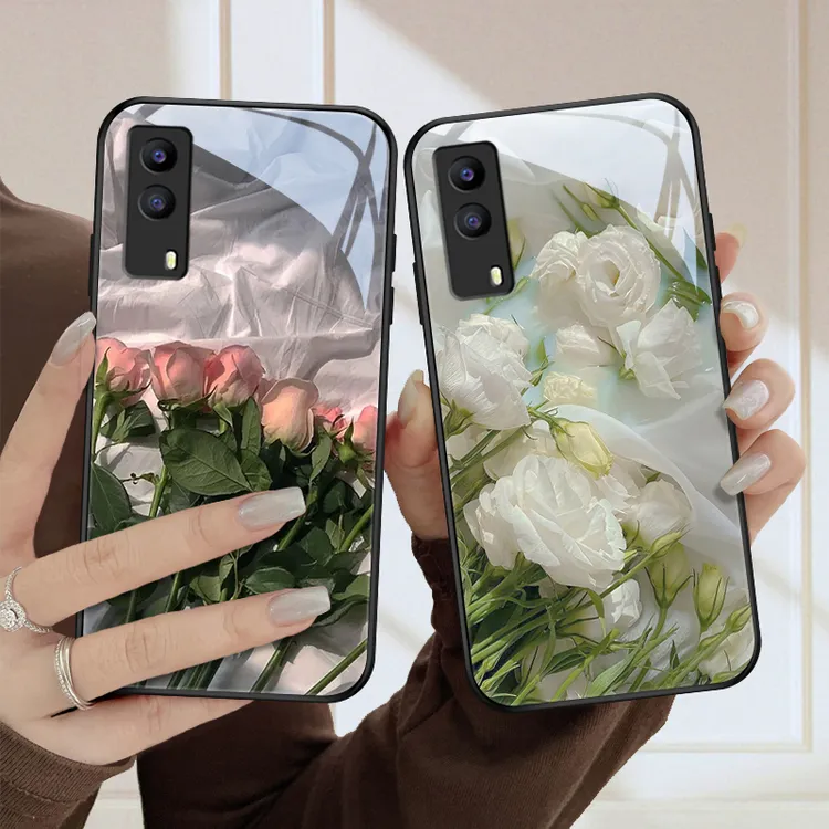 恬静花vivoiqooz5x手机壳IQOOZ5新款情侣iqooz3可爱高级女款iqooz