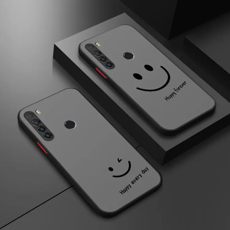 保持微笑适用小米红米note8手机壳note8pro亲肤感redmi男女款全包
