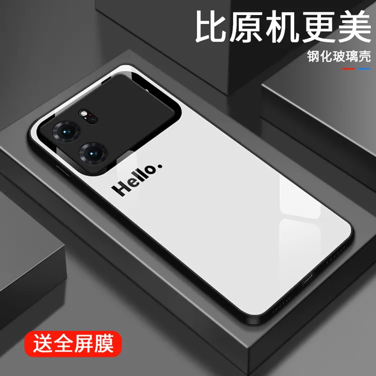 视窗微笑适用oppok10手机壳K10pro玻璃K11X个性k10x散热k10活力版