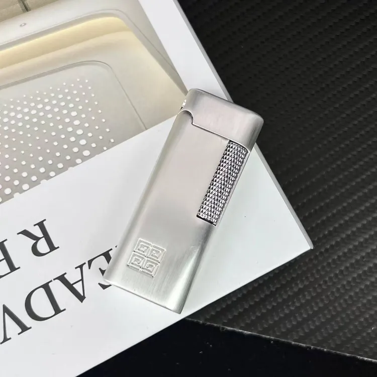新品银系短款窄机镀真银纪家新款侧滑复古斜火斗机经典男士礼品