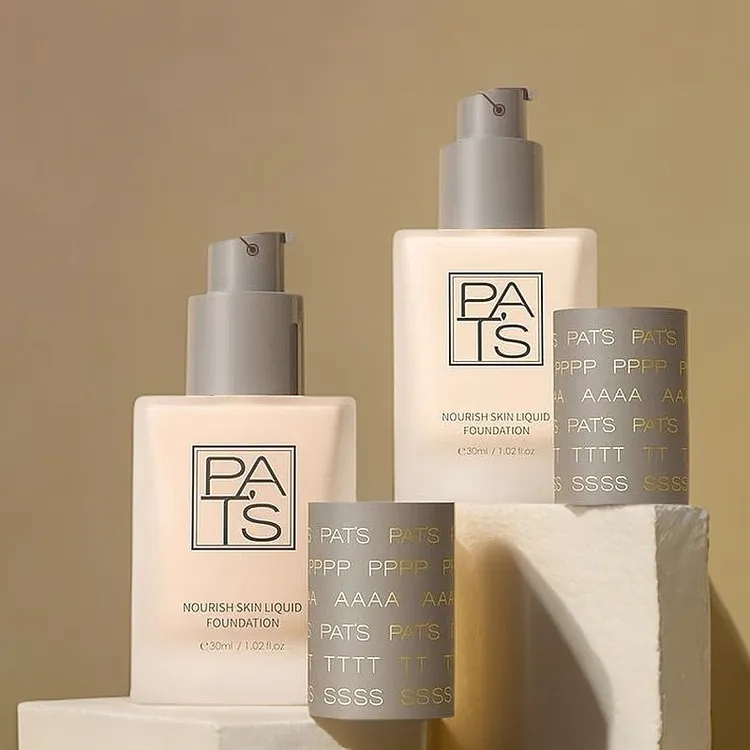 柏氏粉底液九珍养肤持久水润不脱妆隔离遮瑕控油提亮肤色正品