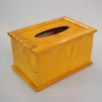 金丝楠手工素面纸巾盒  尺寸：19*12*11cm XT709